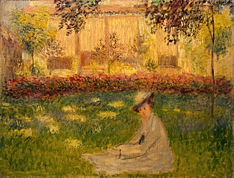 Monet - Femme assise dans le jardin (1876).jpg
