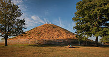 Miamisburg Mound, the largest conical mound in Ohio. MoundElevation.jpg