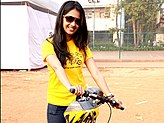 Mugdha Chapekar at Mumbai Cyclothon.jpg