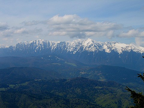 Les Alpes de Transylvanie, ou Carpates méridionales.