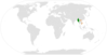 Location map for Myanmar and Vietnam.