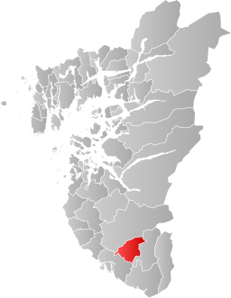 Hellelands kommun i Rogaland fylke.