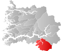 Localisation de Aurland