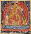 Nagarjuna (left), Buton Rinpoche (right), Folio from a Dharani (Protective or Empowering Spells) LACMA M.81.9.1 (cropped).jpg