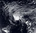 Image of Tropical Storm Narda of the 1983 Pacific hurricane season on September 28, 1983.