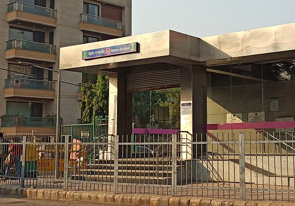 Nehru Enclave metro station