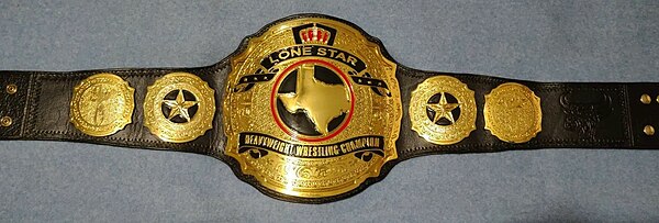 The Texas Heavyweight Championship as most recently seen March 20, 2021, where it was reactivated.