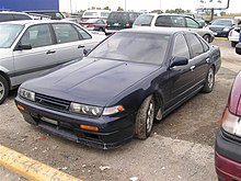 Nissan Cefiro, imported from Japan and registered in Alberta Nissan Cefiro (250858928).jpg