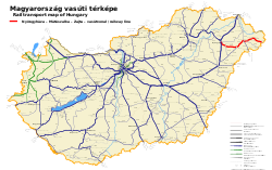 A Nyíregyháza–Mátészalka–Zajta-vasútvonal útvonala