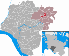 Kaart van Oeschebüttel