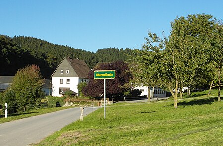 Ortseingang Obermelbecke