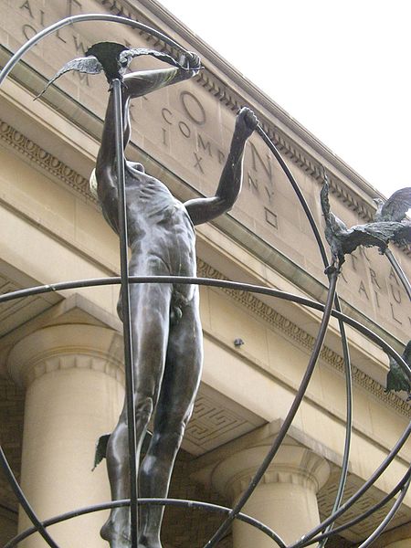 Monument to Multiculturalism by Francesco Pirelli in Toronto; four identical sculptures are located in Buffalo City, Changchun, Sarajevo, and Sydney