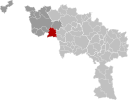 Péruwelz Hainaut Belgium Map.svg