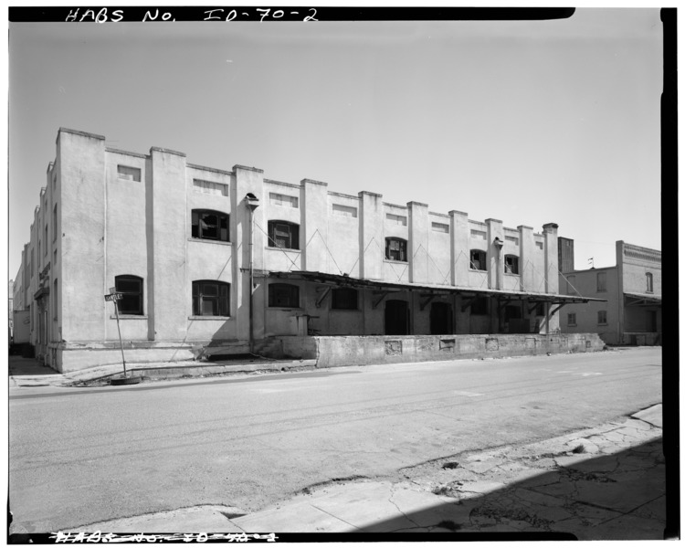 File:PERSPECTIVE VIEW OF SOUTH (FRONT) AND WEST SIDE - Davis Warehouse, 418 South Ninth Street, Boise, Ada County, ID HABS ID,1-BOISE,23-2.tif