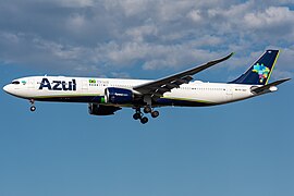 Airbus A330-941 w barwach linii Azul Linhas Aéreas