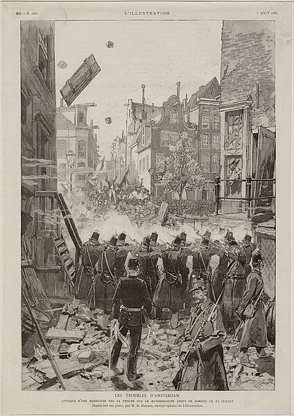 File:Palingoproer Aanval op Barricade door Troepen in Amsterdam 1886 L'Illustration.jpg