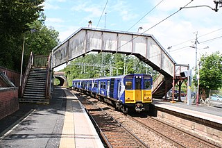 <span class="mw-page-title-main">Patterton railway station</span> Railway station in East Renfrewshire, Scotland, UK