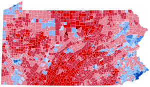 Pennsylvania Presidential Results 2008 by Municipality.svg