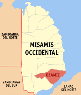 Kaart van Ozamiz