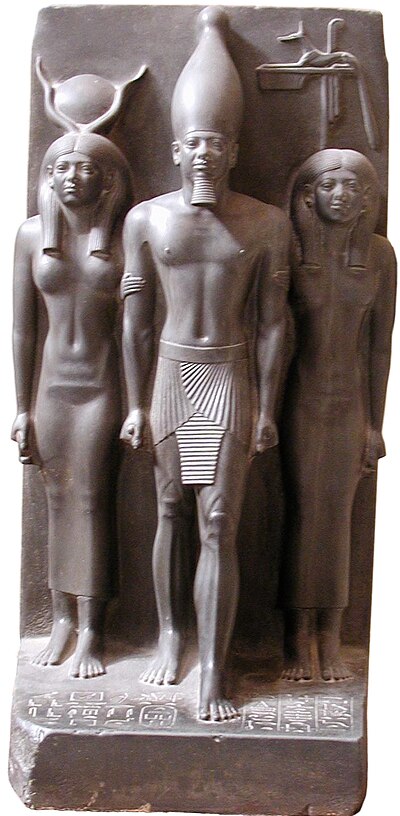 Hathor, King Menkaura, and Anput