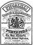 A Crosse & Blackwell label for piccalilli, k. 1867