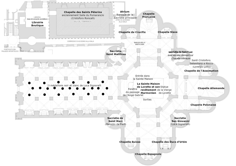 File:Plan de la Basilique de Lorette - (en 2022).png