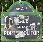 Plaque Place Porte Molitor - Paris XVI (FR75) - 2021-08-11 - 1.jpg