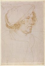 Hans Holbein the Younger.jpg tarafından Jakob Meyer'in portre çizimi