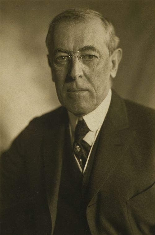 President Woodrow Wilson in 1919