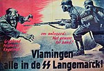 Thumbnail for File:Propaganda wervings Poster SS-Freiwilligen-Grenadier-Division Langemarck met opschrift Vlamingen alle in de SS langemarck.jpg