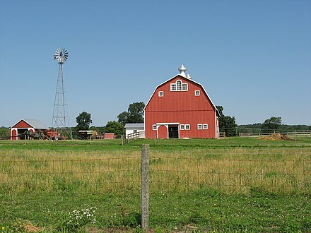 This farm in Prophetstown State Park is emblematic of Indiana's rural charm and America's breadbasket heritage