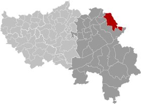 Localisation de Raeren