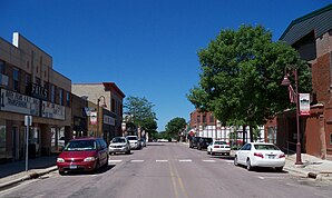 Center of Redwood Falls