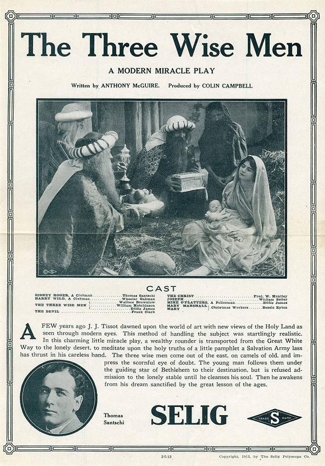 Description de l'image Release flier for THE THREE WISE MEN, 1913.jpg.