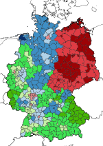 Religious denominations in Germany, 2011 Census, self-identification of the population.svg