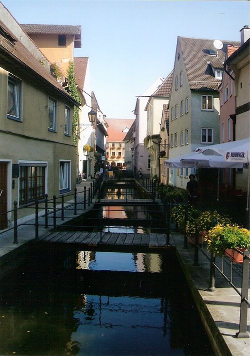 The picturesque Stadtbach (Town Brook)