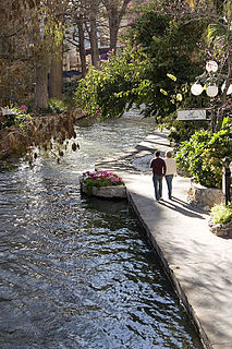 San Antonio River Walk park in Texas, United States of America