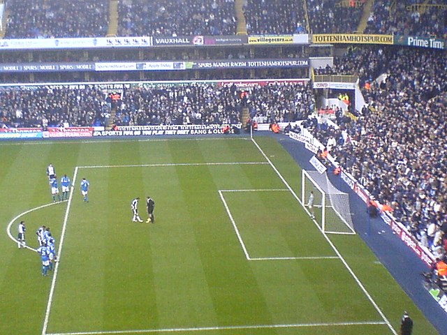 Keane stepping up to take a penalty against Birmingham City at White Hart Lane in December 2005