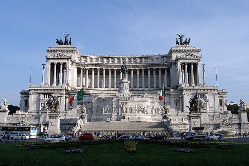 Datoteka:Rome, Italy, Altare della Patria (Altar of the Nation) or Vittorio Emanuele II (Victor Emmanuel II).jpg