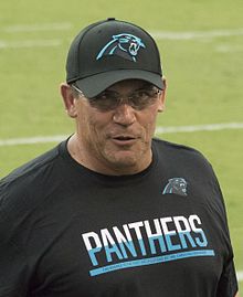 Rivera with the Panthers in 2016 Ron Rivera (28639710560).jpg