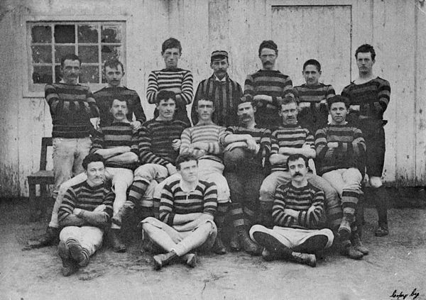 Rosario A.C. squad of 1884, the oldest photo of a rugby team in Argentina