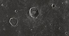 Ross crater and its satellite craters taken from Earth in 2012 at the University of Hertfordshire's Bayfordbury Observatory with the telescopes Meade LX200 14" and Lumenera Skynyx 2-1 Ross lunar crater map.jpg