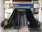 SBK Line Maluri Station LRT Entrance 1.jpg