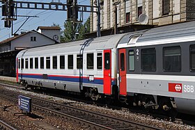 Un entraîneur Eurofima de la SNCB