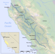 Map of the Salinas River watershed. Salinas River watershed.png
