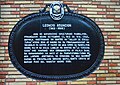 Marker of Leon Asuncion at Santa Cruz Church.