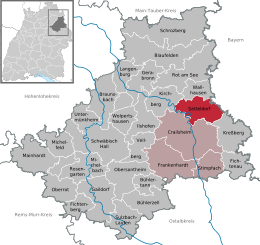 Satteldorf - Localizazion