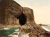 Peștera lui Fingal, imagine din 1905