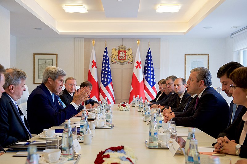 File:Secretary Kerry Addresses Attendees at the the U.S.-Georgia Strategic Partnership Commission Meeting including Georgian Prime Minister Kvirikashvili (27511137074).jpg