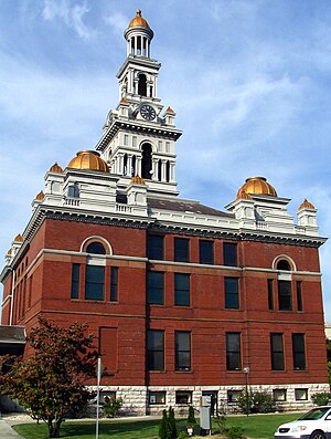 Palacio de justicia del condado de Sevier en Sevierville